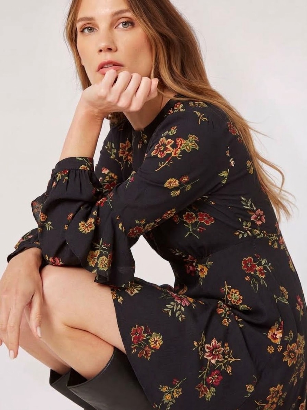 A.L.C. for Revolve $595 • 19” PTP • Cassidy silk dress fall 2018 collection